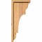 Ekena Millwork New Brighton Smooth Corbel w/Backplate, Western Red Cedar, 7 1/2"W x 10"D x 22"H COR08X10X22NEB01SWR - alternate 2